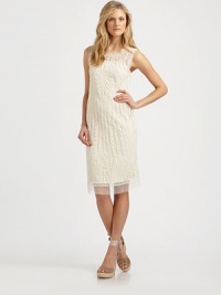 EXCLUSIVELY AT SAKS. A simple shift is made sweet and elegant with an overlay of beautifully embroidered tulle.SleevelessEmbroidered tulleSpaghetti straps on underpinningSide zipper closureAbout 41¼ from shoulder to hemPolyesterDry cleanImportedModel shown is 5'10½ (179cm) wearing US size 4.OUR FIT MODEL RECOMMENDS ordering true size. EXCLUSIVELY AT SAKS. A simple shift is made sweet and elegant with an overlay of beautifully embroidered tulle.SleevelessEmbroidered tulleSpaghetti straps on underpinningSide zipper closureAbout 41¼ from shoulder to hemPolyesterDry cleanImportedModel shown is 5'10½ (179cm) wearing US size 4.OUR FIT MODEL RECOMMENDS ordering true size.