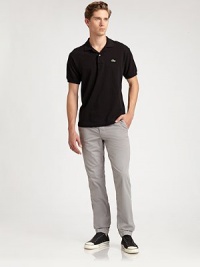 Made from soft cotton and for everyday wear, these slouchy pants feature a bevy of pockets.Five-pocket styleZip flyCoin pocketFront slash pocketsBack welt pocketsBelt loopsInseam, about 31CottonMachine washMade in USA Made from soft cotton and for everyday wear, these slouchy pants feature a bevy of pockets.Five-pocket styleZip flyCoin pocketFront slash pocketsBack welt pocketsBelt loopsInseam, about 31CottonMachine washMade in USA
