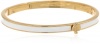 Kate Spade New York Spade Bangles White Thin Hinge Bangle Bracelet, 7