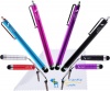 Bundle of 8 Colorful Stylus Universal Capacitive Touch Screen Pen for Ipad 1 2 3 Ipod Iphone 4 4S 3g 3gs Motorola Xoom Samsung Galaxy Tab 8.9 10.1, Blackberry Playbook HTC Flyer Evo View Tablet - 2*15 Inch Stylus Lanyards Included - With The Friendly Swed