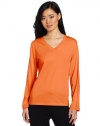 Hue Sleepwear Women's Long Sleeve V-Neck Sleep Tee