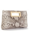 Indulge your metal mania with this chic clutch by MICHAEL Michael Kors.