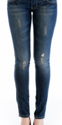 (JG1344-Dirty_Wash-9) Dollhouse Juniors Belted Rocker Skinny Jeans in Dirty_Wash Size: 9 (JG1344-Dirty_Wash-9) Dollhouse Juniors Belted Rocker Skinny Jeans in Dirty_Wash Size: 9