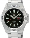 Seiko Men's SNZH11 Seiko 5 Automatic Black Dial Stainless-Steel Bracelet Watch