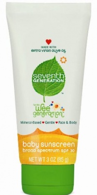 Seventh Generation Baby Sunscreen SPF 30, 3 Ounce
