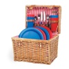 Picnic Time Bacchus Deluxe Wine Basket (Pine Green)