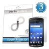 Infinite Products VectorGuard Screen Protectors for Sony Ericsson Xperia Play (3 Pack) CLEAR