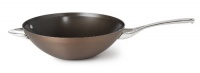 Calphalon Contemporary 12-Inch Bronze Anodized Edition Nonstick Flat Bottom Wok Calphalon Contemporary 12-Inch Bronze Anodized Edition Nonstick Flat Bottom Wok