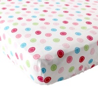 Luvable Friends Geometric Print Fitted Bassinet Sheet, Pink Luvable Friends Geometric Print Fitted Bassinet Sheet, Pink