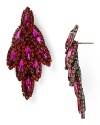 Elizabeth Cole Bacall Swarovski Crystal Earrings