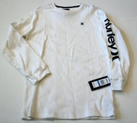 Hurley Boy's Thermal Long Sleeve Shirt - Size: XL 18/20 - White Wash Hurley Boy's Thermal Long Sleeve Shirt - Size: XL 18/20 - White Wash