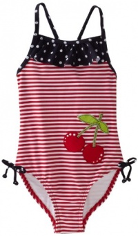 Hartstrings Baby-Girls Infant Striped One Piece Bathing Suit, Red Stripe, 18 Months Hartstrings Baby-Girls Infant Striped One Piece Bathing Suit, Red Stripe, 18 Months