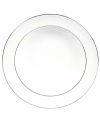 In an exquisite union of the contemporary and the classical, renowned bridal designer Vera Wang and Wedgwood have created a dinnerware and dishes pattern that brings elegance to the modern table. Blanc sur Blanc marries pure white with a textured matte border and platinum edging for subtle tonal contrast.
