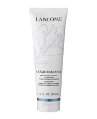 A Luxurious Balance of Science and Nature: Reveal Purified, Pampered Skin. This gentle cream-to-foam cleanser with antioxidant White Lotus and soothing Rose de France penetrates deep into the pores without over-drying to gently remove makeup, even waterproof, dissolve impurities and purify the skin. Massage over wet face and throat. Rinse with lukewarm water. Follow with Tonique Radiance for clarified and luminous skin. Dermatologist and ophthalmologist-tested for safety. A Luxurious Balance of Science and Nature: Reveal Purified, Pampered Skin. This gentle cream-to-foam cleanser with antioxidant White Lotus and soothing Rose de France penetrates deep into the pores without over-drying to gently remove makeup, even waterproof, dissolve impurities and purify the skin. Massage over wet face and throat. Rinse with lukewarm water. Follow with Tonique Radiance for clarified and luminous skin. Dermatologist and ophthalmologist-tested for safety.