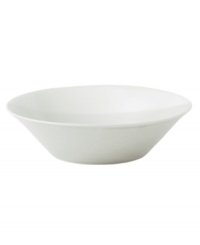 White dinnerware that's perfect for every day. The 1815 serving bowl from Royal Doulton features sturdy porcelain streaked white on white for serene, understated style. White dinnerware that's perfect for every day. The 1815 serving bowl from Royal Doulton features sturdy porcelain streaked white on white for serene, understated style.