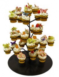 Dress My Cupcake Chloe Cupcake Flower Stand - 3 Dozen White - Stands, Displays, Trees for Cakes & Desserts Dress My Cupcake Chloe Cupcake Flower Stand - 3 Dozen White - Stands, Displays, Trees for Cakes & Desserts