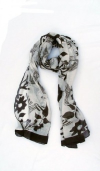 Hummingbird Scarf: Sheer Soft Cotton Hummingbird Scarf: Sheer Soft Cotton