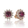 Effy Jewelry Royalty by Effy® Ruby & Diamond Earrings in 14k Rose Gold 2.21 TCW.