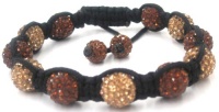 Shamballa Bracelet with Two-tone Alternating Brown and Champagne Cz Pave Crystal Balls with Black Cord. Adjustable Size. Coordinating Color Earrings Available. Search by Pavel Steel Pave Crystal Ball Stud Earrings. Shamballa Bracelet with Two-tone Alternating Brown and Champagne Cz Pave Crystal Balls with Black Cord. Adjustable Size. Coordinating Color Earrings Available. Search by Pavel Steel Pave Crystal Ball Stud Earrings.