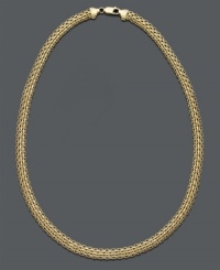 A simple chain that will take your look a long way. Unique Bombay Bismark design crafted in 14k gold. Approximate length: 17 inches.