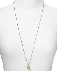 Detailed with a striking crystal pendant, MICHAEL Michael Kors' gold-plated chain necklace is an eye-catching and modern accessory. Detailed with a striking crystal pendant, MICHAEL Michael Kors' gold-plated chain necklace is an eye-catching and modern accessory.