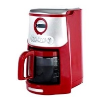 KitchenAid Empire Red and Stainless Steel Digital clock/timer JavaStudio 14-Cup Glass Carafe Programmable Coffeemaker with Gold Tone Coffee filter and Water Filter included. KitchenAid Empire Red and Stainless Steel Digital clock/timer JavaStudio 14-Cup Glass Carafe Programmable Coffeemaker with Gold Tone Coffee filter and Water Filter included.
