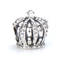 Bella Fascini Royal Crown Queen Princess Bead Charm - Sterling Silver Fits Perfectly on Chamilia Moress Pandora and Compatible Brands Bella Fascini Royal Crown Queen Princess Bead Charm - Sterling Silver Fits Perfectly on Chamilia Moress Pandora and Compatible Brands