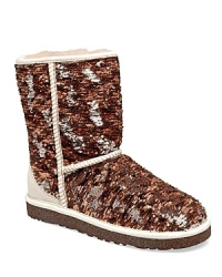 UGG® Australia's chicly sparkling camouflage boots aren't hiding anything--except your toes from wintry elements, of course. UGG® Australia's chicly sparkling camouflage boots aren't hiding anything--except your toes from wintry elements, of course.