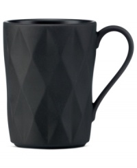 A cut above. The Castle Peak mug presents an ultra-modern take on kate spade new york's signature bow motif featuring bold faceted accents in slate-gray stoneware. A cut above. The Castle Peak mug presents an ultra-modern take on kate spade new york's signature bow motif featuring bold faceted accents in slate-gray stoneware.