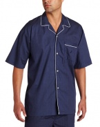 Nautica Men's Woven Mediterranean Dot Campshirt