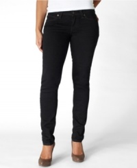 Sleek & chic, these Levi's® Bold skinny jeans feature an Onyx black wash that adds style while streamlining your silhouette! Sleek & chic, these Levi's® Bold skinny jeans feature an Onyx black wash that adds style while streamlining your silhouette!