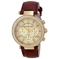 Michael Kors Chronograph Gold Dial Diamond set Ladies Watch MK2249 Michael Kors Chronograph Gold Dial Diamond set Ladies Watch MK2249