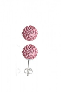 Authentic Pink Sapphire Color Crystal Ball Stud Earrings Sterling Silver 2 Carats Total Weight Special Limited Time Offer Super Sale Price, Comes with a Free Gift Pouch and Gift Box Authentic Pink Sapphire Color Crystal Ball Stud Earrings Sterling Silver 2 Carats Total Weight Special Limited Time Offer Super Sale Price, Comes with a Free Gift Pouch and Gift Box
