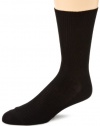 Calvin Klein Men's 3 Pack Non Binding Dress Socks, Black, 7-12