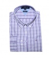 Tommy Hilfiger Men Custom Fit Plaid Long Sleeve Shirt