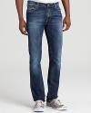 Carefully faded for a sophisticated downtown look, these jeans reward you with a trim, modern fit you can count on.