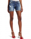 Joe's Jeans Women's Destroyed Long Rolled Short