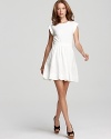 Perfect warm-weather chic in this MARC BY MARC JACOBS crinkled cotton dress, complete with casually cool hip pockets.