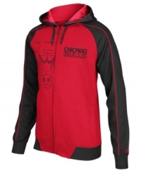 Show your love for the Chicago Bulls in this NBA hoodie by adidas. Show your love for the Chicago Bulls in this NBA hoodie by adidas.