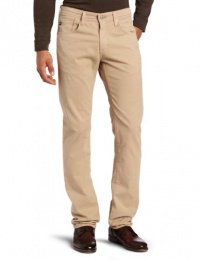 AG Adriano Goldschmied Men's Matchbox Slim Fit Straight Twill Pant, Sahara, 33