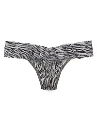 Go wild for Hanky Panky's popular soft stretchy low-rise thong, now in a fun zebra print. Style #441584 Go wild for Hanky Panky's popular soft stretchy low-rise thong, now in a fun zebra print. Style #441584