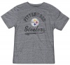 NFL Men's Pittsburgh Steelers Retro Big Sweep Tee (Hunter , Small)