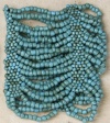 Cuff Bracelet - Turquoise - Beaded Stretch Style