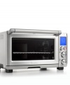 Counter intelligence. The Breville Smart toaster oven utilizes Element IQ™ technology to put power where it's needed most. For each of the 9 preset programs, this compact oven delivers just the right power at just the right time, even remembering any adjustments you make along the way. One-year warranty. Model BOV800XL.