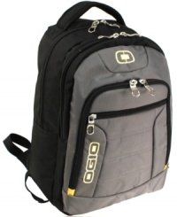 Tech star! Packed with super-sized compartments, this durable pack fits in your folders, files and notebooks, while also protecting your laptop & your tablet in padded pockets in the rear compartment. A soft-lined front zipper pocket and an extensive organizer are perfect for stashing your keys, MP3 players, phone and more. Tech star! Packed with super-sized compartments, this durable pack fits in your folders, files and notebooks, while also protecting your laptop & your tablet in padded pockets in the rear compartment. A soft-lined front zipper pocket and an extensive organizer are perfect for stashing your keys, MP3 players, phone and more.