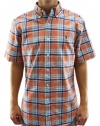 Polo Ralph Lauren Classic Fit S/S Shirt Orange Plaid 1031570-ORANGE/TRQ