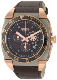 Breil Milano Men's BW0583 Mediterraneo Sport Custom Round Dark Grey Disk Dial Watch Breil Milano Men's BW0583 Mediterraneo Sport Custom Round Dark Grey Disk Dial Watch