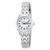Bulova Women's 96N100 Silver and White Dial Bracelet Watch