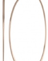 Nine West Brass Hoops Medium Thin Hoop Earrings