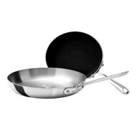 All Clad 9 Inch Stainless Steel French Skillet and 7.5 Inch Non Stick French Skillet Set All Clad 9 Inch Stainless Steel French Skillet and 7.5 Inch Non Stick French Skillet Set